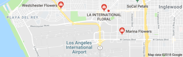 Are there any shops in Los Angeles Airport that sell flowers